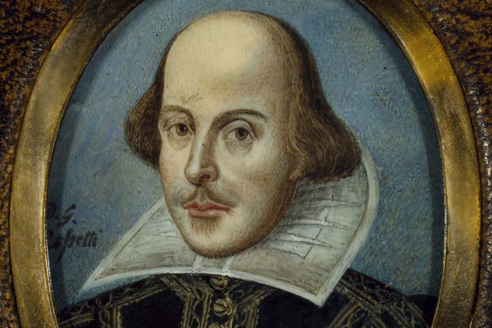 A portrait of William Shakespeare