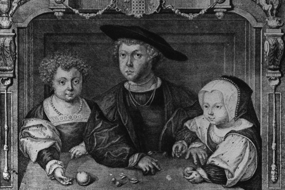 Three of the children of Henry VII: Prince Henry; Arthur Prince of Wales and Princess Margaret