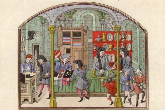 A French 15th-century covered market