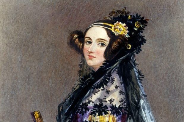 Ada Lovelace, holding a fan Ada Lovelace, holding a fan