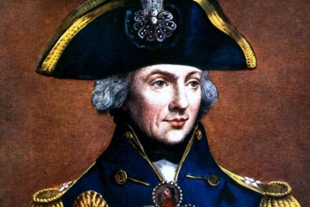 admiral-nelson A portrait of Horatio Nelson, 1st Viscount Nelson, English naval commander. One of Britain's greatest military figures, Admiral Nelson (1758-1805) was the victor at a number of naval battles in the Napoleonic Wars, most famously, Trafalgar (1805) where he was fatally wounded. (Photo by Getty images)