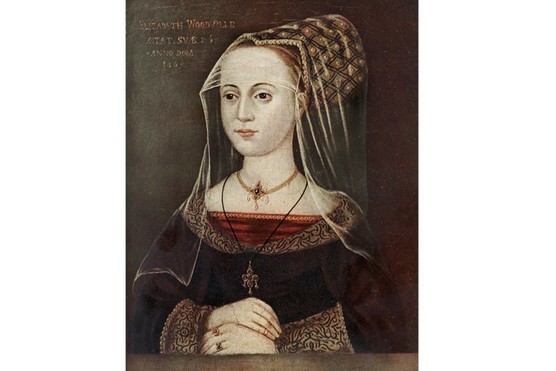 A portrait of Elizabeth Woodville, queen of Edward IV. (Photo by The Print Collector/Print Collector/Getty Images)