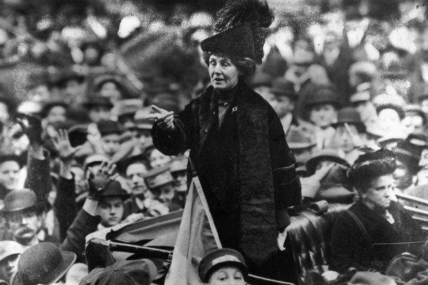 Emmeline Pankhurst. (Photo by Topical Press Agency/Getty Images) Emmeline Pankhurst. (Photo by Topical Press Agency/Getty Images)
