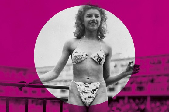 Woman wearing a bikini