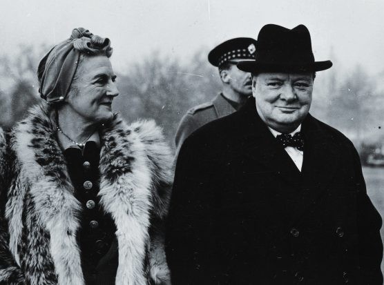 Winston Churchill with his wife Clementine, 1941 (Photo by Daily Herald Archive/SSPL/Getty Images)
