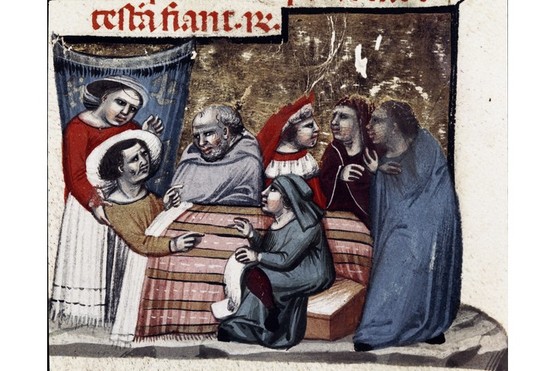 A miniature from the Codex Justinianus