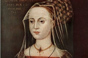 Pragmatist or heartless? A portrait of the young Elizabeth Woodville (1437-1492). The Print Collector/Print Collector/Getty Images)