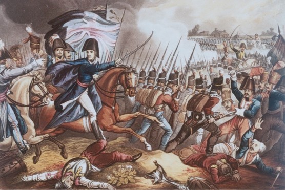 A portrait of the Duke of Wellington at the battle of Waterloo (18 June 1815) during the Napoleonic Wars. Although Waterloo was "undeniably the most pivotal battle of this campaign", it was not the final battle against France, says Jem Duducu. (Photo by Hulton Archive/Getty Images)