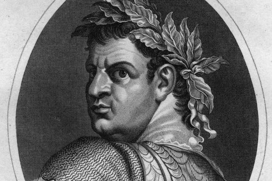 A portrait of Roman emperor Titus.