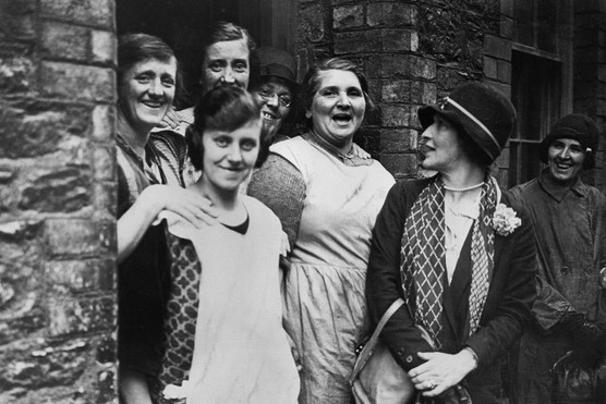Nancy Astor campaigning