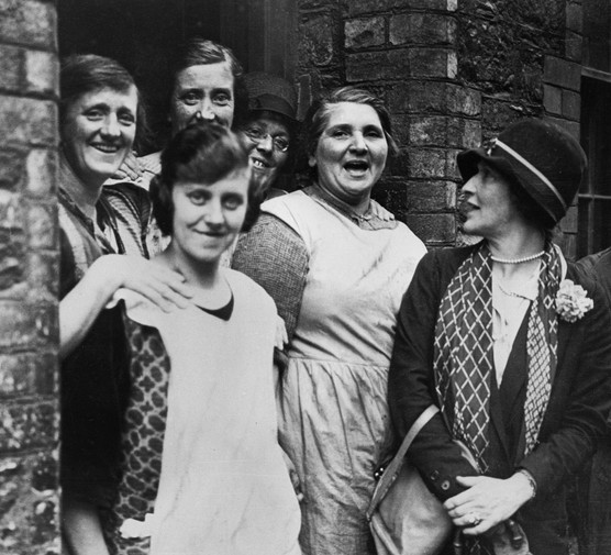 Nancy Astor campaigning
