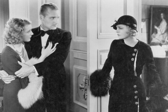 Helen Chandler, Mayo Methot and George Meeker, 1932.