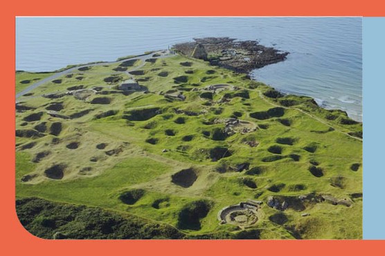 Looking out across the Channel, shell craters pockmark Pointe du Hoc – a German artillery position seized by US Rangers. The promontory is one of many reminders of D-Day along the Normandy coastline. (Photo by Getty Images)