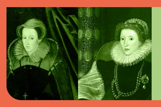 The daughter and great-niece of Henry VIII respectively, Elizabeth and Mary, Queen of Scots didn't feel strong family ties when it came to their relationship. (Photo by Getty Images)
