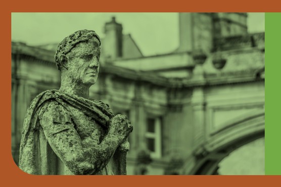 A bust of Vespasian in Bath. The future emperor was responsible for expanding Roman territory into the west of Britain. (Image by Getty Images)