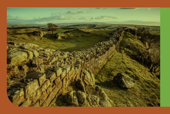 The Unesco world heritage site of Hadrian's Wall. (Photo by Getty Images)