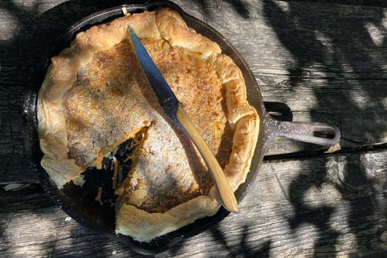 Image of spiced carrot pudding