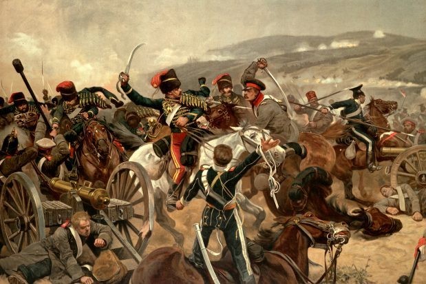The charge of the light, battle illustration