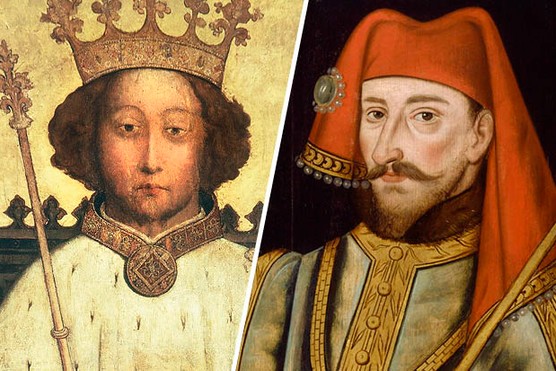Richard II and Henry IV of England. The cousins duked it out for control of England.