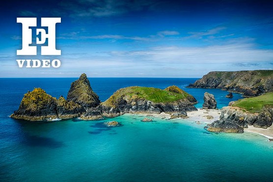 Scenic view of Cornwall