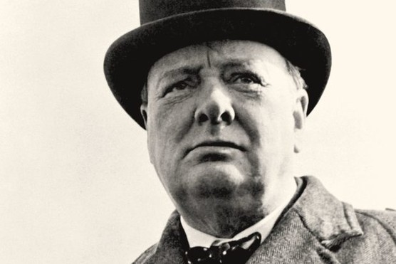A photograph of Prime Minister Winston Churchill.