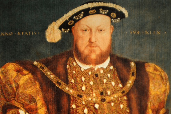 A portrait of King Henry VIII