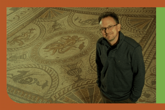 Historian Miles Russell. (Photography by Philip Hartley for BBC History Magazine)