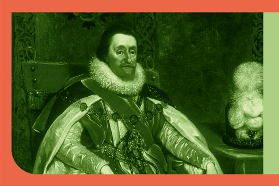 King James was king of Scotland (as James VI) from 1567 to 1625 and the first Stuart king of England, from 1603 to 1625, acceding to the throne upon the death of Elizabeth I. (Photo by Ann Ronan Pictures/Print Collector/Getty Images)